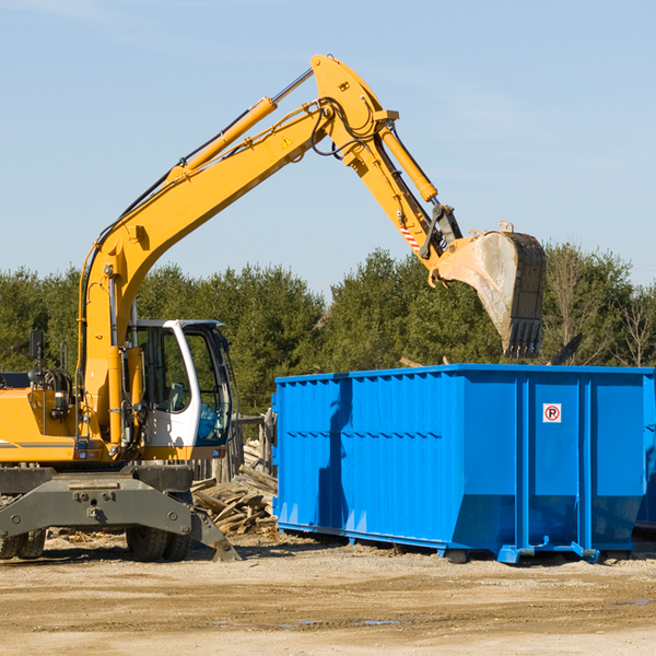 can i rent a residential dumpster for a construction project in Washburn TN